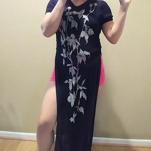 DressBarn Sheer Maxi Top